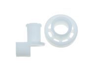 Комплект роликов (фиксатор + колесико) корзины посудомоечной машины Bosch, Siemens